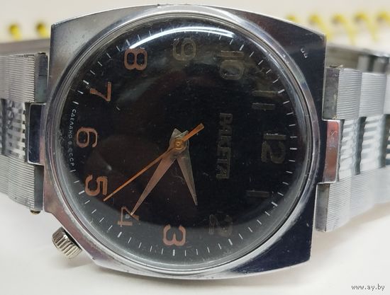 Редкие часы "Ракета Канистра" циферблат в люксе