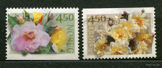Цветы. Розы. Норвегия. 2001. Полная серия 2 марки