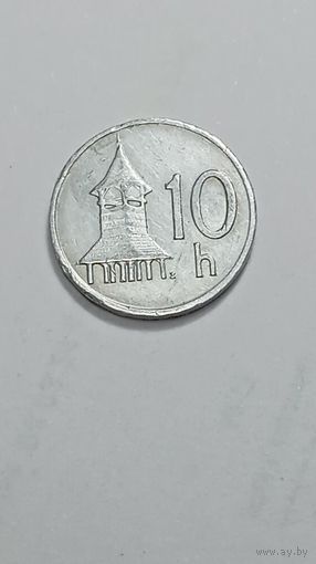 Словакия 10 геллеров 2003 года .
