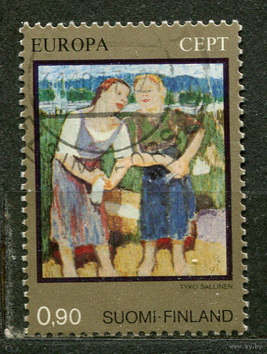 Финская живопись. EUROPA CEPT. Финляндия. 1975