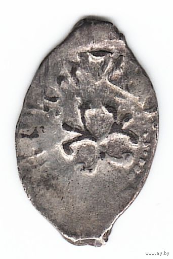 Деньга ~1485-1505 Иван III Васильевич (Великий) Трилистник чеканка в Москве _состояние XF