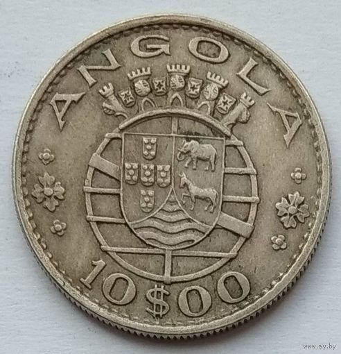 Ангола 10 эскудо 1969 г.