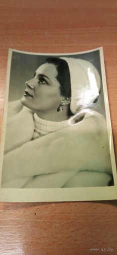 Фотокарточка Эллы Быстрицкой
