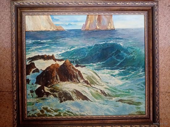 Чепелкин "Море", х.м. 82х76см. 2014г.