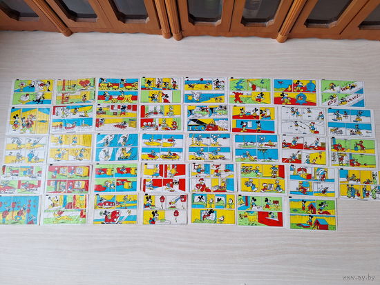 Вкладыши Дональд Donald - Walt Disney Уолт Дисней - Дональд Дак Микки Маус Минни Гуфи и др