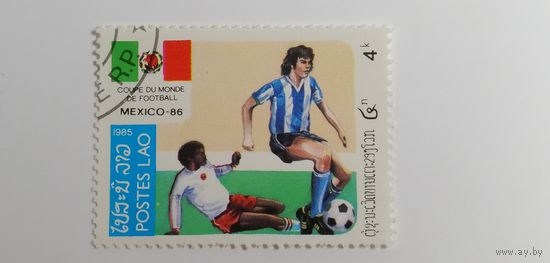 Лаос 1985. Футбол.
