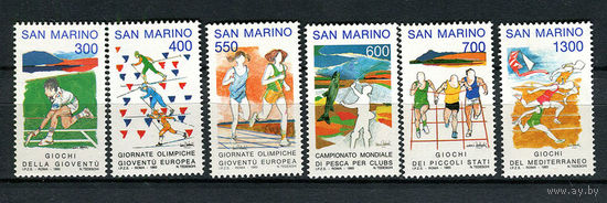 Сан-Марино - 1993 - Спорт - [Mi. 1525-1530] - полная серия - 6 марок. MNH.