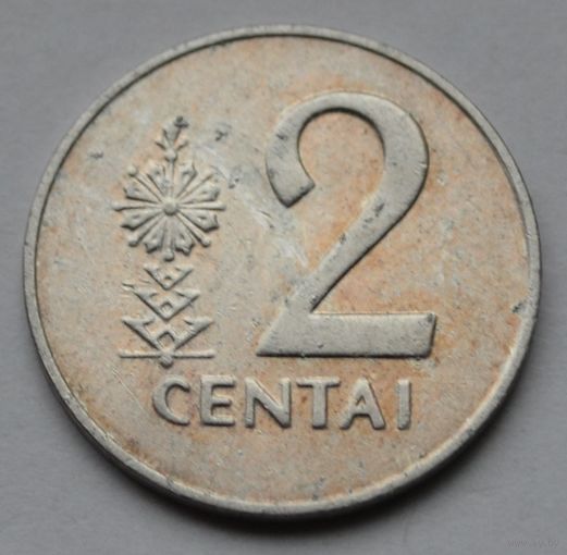 Литва, 2 цента 1991 г.