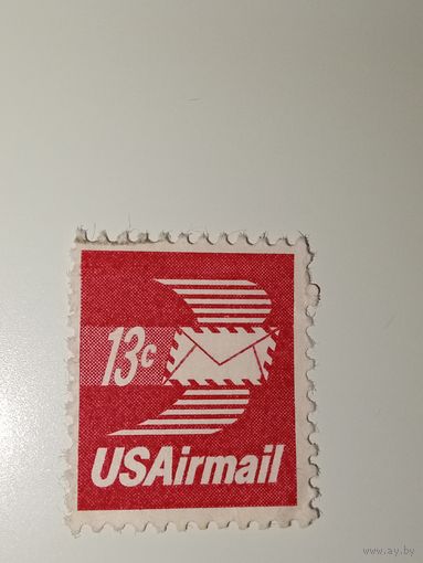 США 1974 Почтовая марка США для авиапочты (Airmail).