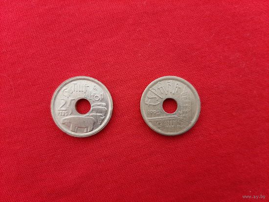 25 песет 1995 год Испания (Кастилья и Леон)