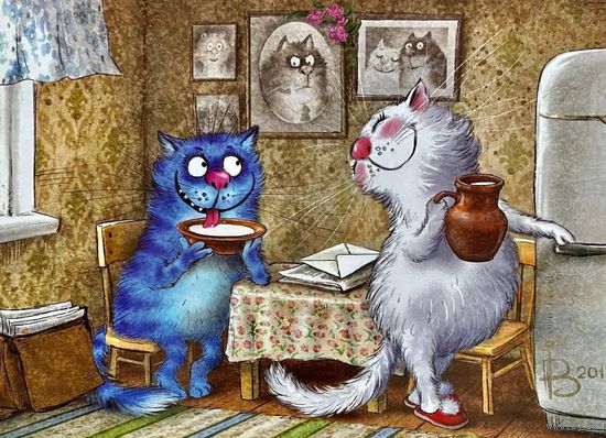 Открытка чистая 10х15 см. Художница Рина Зенюк ( 2016год )