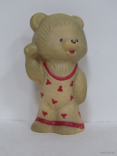 Игрушка. Мишка. Резиновый. СССР.