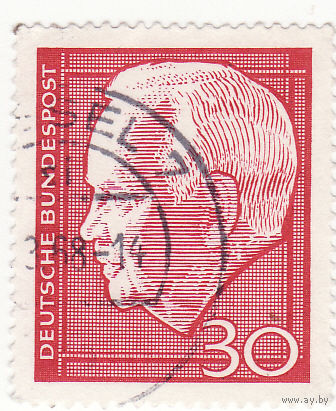 Д-р х. к. Генрих Любке (1894-1972), 2nd Федеральный президент 1964 год