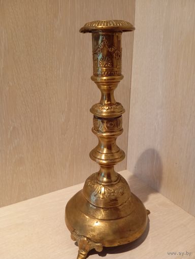 Бронзовый подсвечник Англия 1860