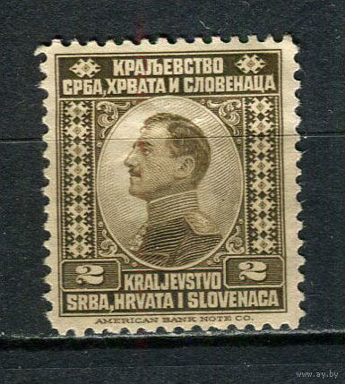 Королевство Сербов Хорватов и Словенцев - 1921 - Король Александр 2Pa - (есть тонкое место) - [Mi.145] - 1 марка. MH.  (LOT Fx29)-T10P52