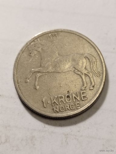 Норвегия 1 крона 1959