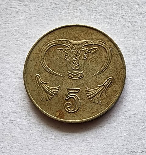 Кипр 5 центов, 2001