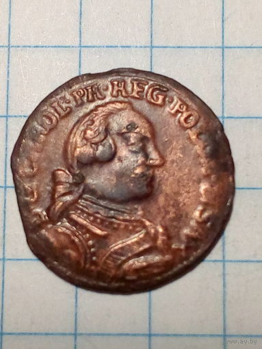 Герцогство Курляндия и Семигалия. 1 солид 1762 .