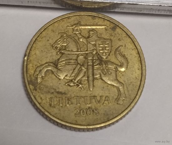 Литва 10 центов, 2008