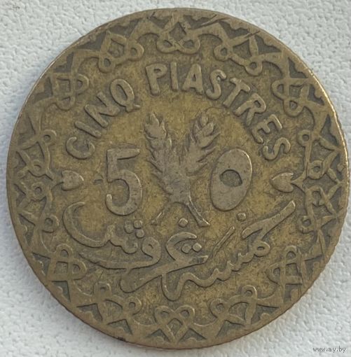 Сирия 5 пиастров 1940 г.