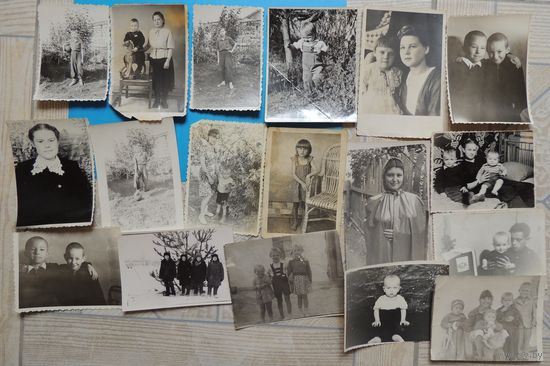 Фото "Дети", 1940-1960-е гг., 18 шт.