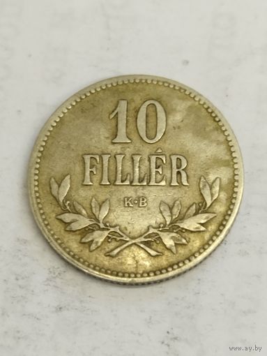 Венгрия 10 филлер 1915