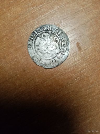 Монета полугрош 1510 года Литва