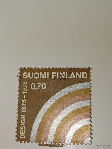 Финляндия 1975 символический рисунок