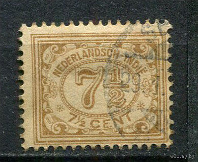 Нидерландская Индия - 1922/1925 - Цифры 7 1/2С - [Mi.141] - 1 марка. Гашеная.  (Лот 38Gs)-T41P16