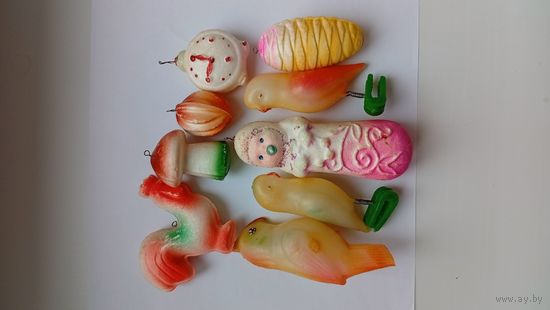 Елочные игрушки СССР(Разные )(Лот1 )
