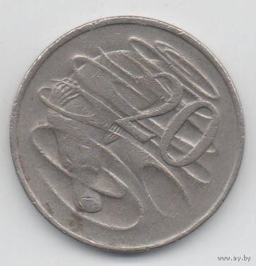 СОДРУЖЕСТВО АВСТРАЛИИ. 20 ЦЕНТОВ 1976 г. ФАУНА. УТКОНОС