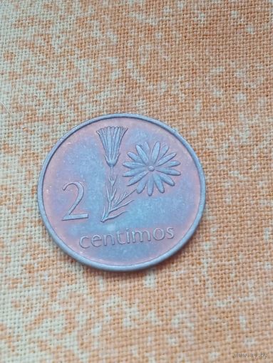 7. Распродажа! Мозамбик. "Португальская колония" 2 сентимо 1975 г. Редкая! UNC!