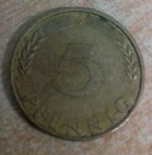 Германия 5 пфенингов 1950 G