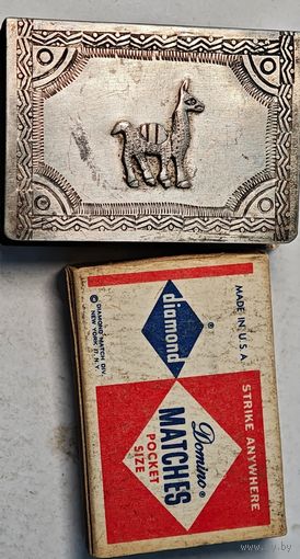 Серебряная спичечница