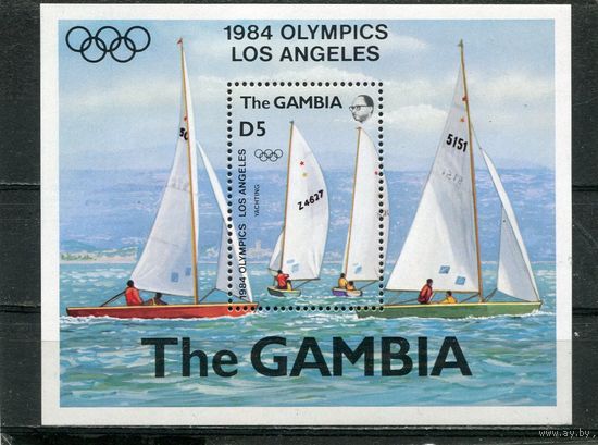 Гамбия. Летние олимпийские игры Лос Анжелес-84. Блок