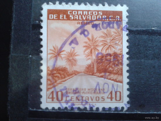 Сальвадор, 1954. Автомагистраль, концевая