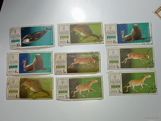 Распродажа коллекции с рубля ! Марки СССР  . Животные .