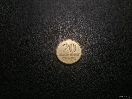 Литва 20 центов 1997