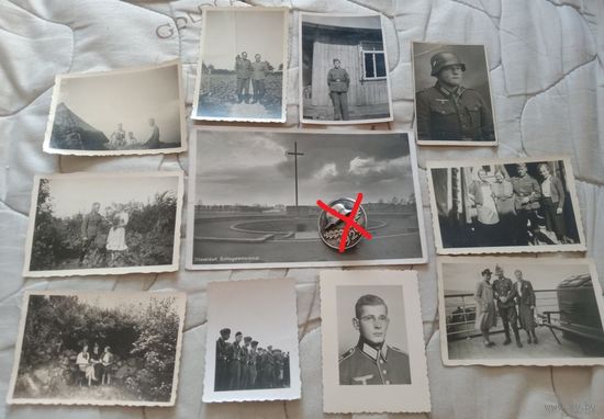 Коллекция Оригинальных Германских фотографий на годы ВВ2, 10 шт+ открытка. Рейх 1941год. Распродажа коллекции.