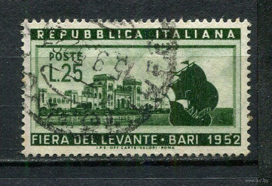 Италия - 1952 - Фьера дель Леванте.  Каравелла на ярмарке - [Mi. 867] - полная серия - 1 марка. Гашеная.  (Лот 43Gi)-T2P34