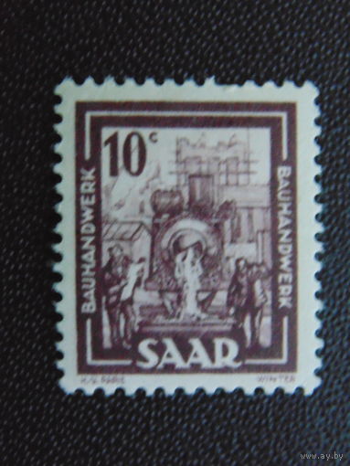 Германия 1949 г. Саар.