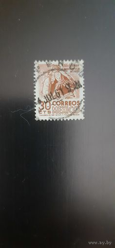 Мексика. Стандарт. 1950г. гашеная
