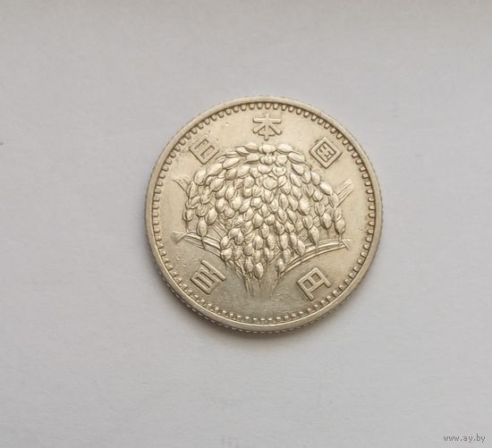 100 йен. 1960г(35-ый год эпохи Сёва).600 пр., Япония.