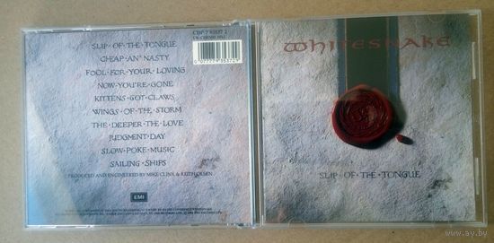 WHITESNAKE - Slip On The Tongue (AUSTRIA аудио CD 1989) первое издание
