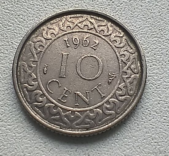 Суринам 10 центов, 1962  1-11-14