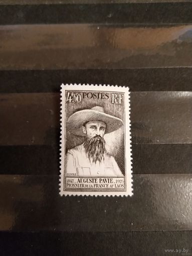 1947 Франция чистая клей MNH** выпускалась одиночкой исследователь Лаоса (5-1)