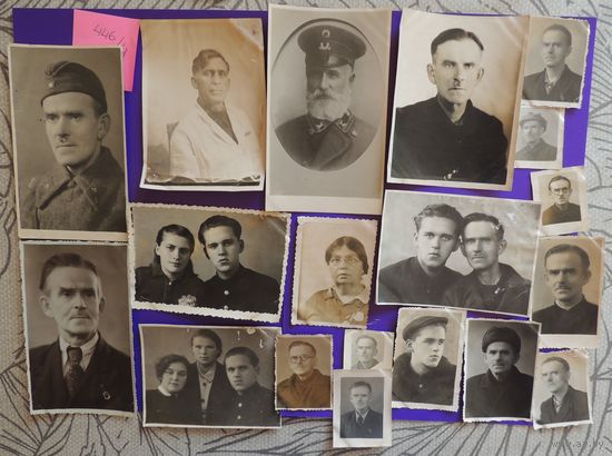 Фото большой комплект на Бойцова И.Н. (нач. санчасти, гл. хирург эвак. поезда, гл. хирург Ленинградского фронта) (есть фото отца и жены)