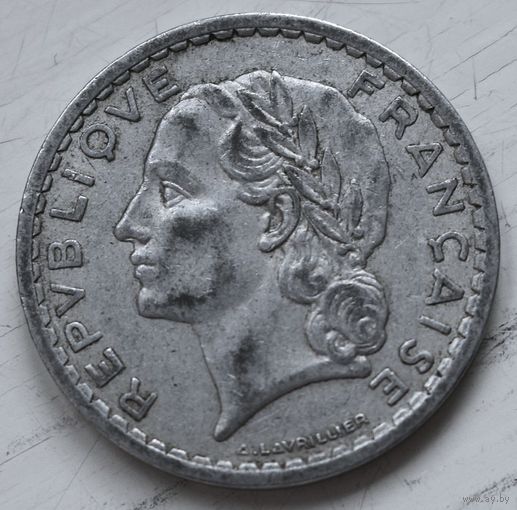 Франция 5 франков 1949 год "B" - Бомон-ле-Роже