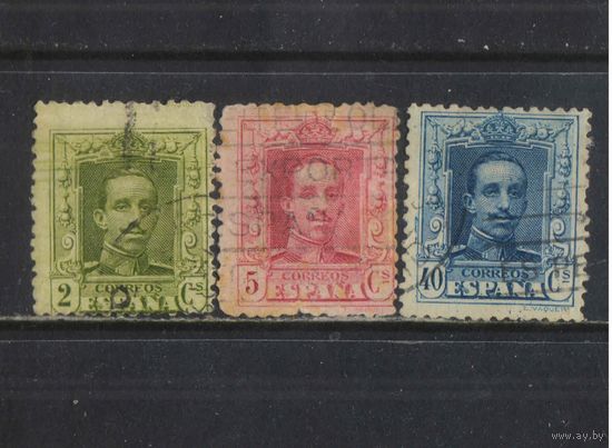 Испания Кор 1922 Альфонсо ХIII Стандарт #281,283,292