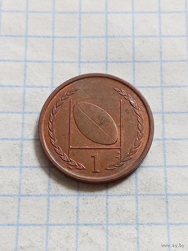 1 пенс 1999 года. Мэн